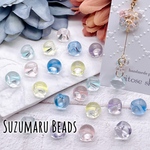 【brsr3656acrc】【mix 20pcs】【10ｍｍ】 オリジナル♪手染めビーズ Spring Color Series