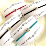 ペア価格♡新作 イニシャル コードブレスレット or アンクレット♡2本セット