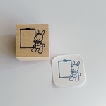 メモとうさぎ【20㎜×20㎜】