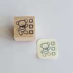 チェックボックスとくま【20㎜×20㎜】