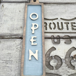 OPEN.CLOSED縦型看板