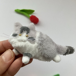 ノルウェージャンフォレストキャットの小さなぬいぐるみ（66）