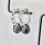 Beads drop earcuff ( Galaxy drop ) 【両耳用】