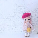 777イベント♡　ドール用ポシェット　バタークッキー　ミニチュア　撮影小物　ドール