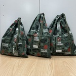  両ひも 片ひも ★ エメラルドグリーン 濃い水色 車 アメ車 スポーツカー　w35×40cm 長袖やトレーナーが入る大きな 体操着袋 体育着袋 給食着袋 お着替え袋