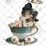 no.9  オリジナル人物ステッカー 
