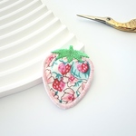 ♡在庫品♡  リバティ生地の！モチーフワッペン　いちご　イチゴ　苺🍓