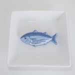 お魚 刺繍ブローチ　かつお