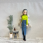 グリーン　ニット　トップス　ピュアニーモ　ドール　コート　アウター　ワンピース　ブルゾン