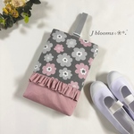 【送料無料】シューズ袋 上履き入れ ♡ポップフラワー♡ 入園 入学 女の子