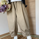 【人気♡再販】ゆったりサーカスパンツ★ゆったりバルーンパンツ★ベージュチノ生地