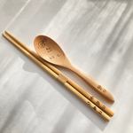 名入れ箸 スプーンセット 木製 音符 音楽 吹奏楽 ピアノ 発表会 卒部 卒業 記念品 プチギフト カトラリー お祝い　バンド 楽器 記念　プレゼント　