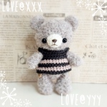 あみぐるみ💓モコモコクマちゃん🐻