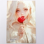  【postcard】バラ/フラワーモチーフ💐