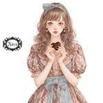 Valentine Girl A6ステッカー4枚セット💝 No.246 女の子イラスト コラージュ素材 Mireiオリジナル　女の子ステッカー　人物ステッカー