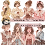 Valentine Girlコンプリートセット💝　ステッカー コラージュ素材 女の子  Mireiオリジナル　人物ステッカー　女の子ステッカー　コラージュ　バレンタイン