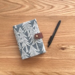 mina  perhonen land theater  ほぼ日手帳カバー    A6    ミナペルホネン の 刺繍生地　ほぼ日オリジナル　hobotecho