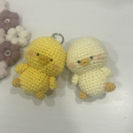 ひよことあひるのあみぐるみ キーホルダー ペア