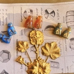 【3色ペア6コセット】JIRI＊IVANA#czech beads#チェコビーズ　cat15✖️9㍉ mix