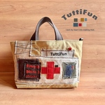 tuttifun＊Red Cross Mini Canvas Bag     A234
