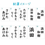 ♪【7×12cm2枚分】アイロン接着タイプ・ゼッケン・ホワイト・体操服