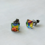 光のカレイドスコープのピアス