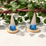 お清め水晶入り盛り塩✧︎.*小サイズ✧︎.*木皿付き✧︎.*富士山イメージ