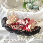 【バレンタイン限定🍫Melty Sweet Valentine チョーカー（チョコ＆チェリー） 】ペット用チョーカー バレンタイン 撮影用 プレゼント 犬 猫 