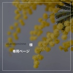 【専用ページ】akarinominne 様
