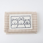 ティッシュケース（くま・うさぎ・ぶた　３人組）　ポケットティッシュ
