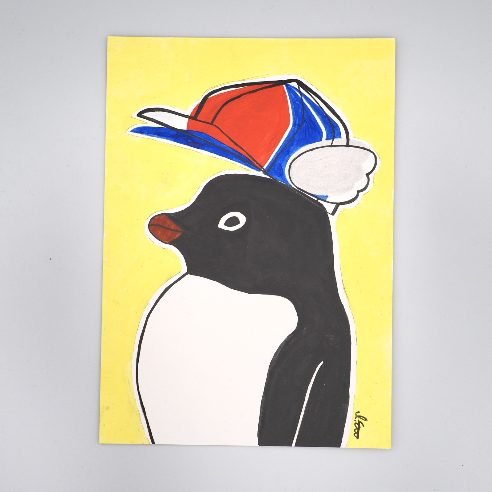 「Caps」直筆複製画