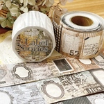 ★1月新入荷★[Journal pages] [JP-025] Label stories ダイカット紙テープ 切り売り(約3.5cm x 150cm)