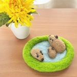カピバラのふわふわアクセサリートレー