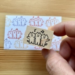 「うたげねこ」スタンプ