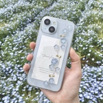 ネモフィラのケース iPhone/Android全機種対応 iPhone17iPhone15 iPhone16 レジン iPhoneケース
