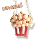 【受注製作】11cmドール用 poppin' popcorn pochette (caramel)