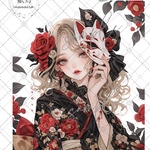 no.196オリジナル人物ステッカー