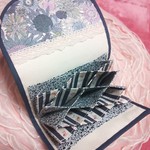 見やすい ハニカムカードケース リバティ スモール スザンナ グレー