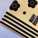 【オックス55×50】MARY QUANT ストライプ・イエロー