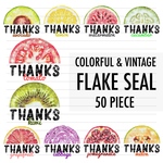 50枚！SLICE FOOD THANKSフレークシール