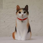猫置物・ミケ