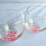再入荷！*Glass Studio BiBi*　花びらグラス