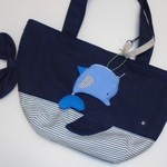 y様ご依頼品　イルカを連れたくじらのバッグ