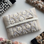 24日(土)21時🕘〜販売！new🌿インド刺繍リボン　大人ティッシュケース ㊹　2,000円