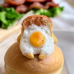 BIGシリーズ⭐️《目玉焼き》　iPhoneケース　Androidケース　スマホケース　フェイクフード　食品サンプル　ミニチュアフード　目玉焼き