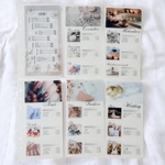 No.57 メニュー風リフィル⑥  A6  リフィルバインダー貯金韓国