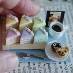 パステルカットケーキセット（ブルー）