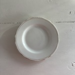 チェコスロヴァキア VICTORIA製 白磁のゴールドラインミニプレート・小皿・豆皿 (ヴィンテージ雑貨)