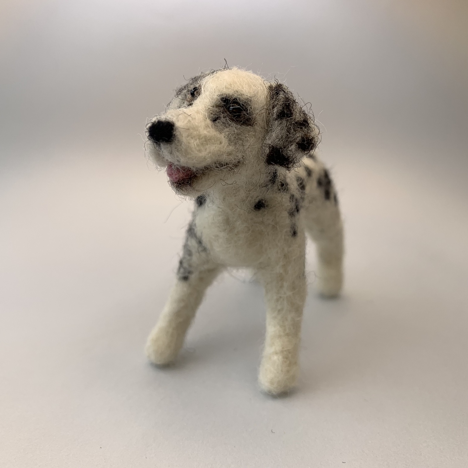 羊毛フェルト　ハンドメイド　犬　アイリッシュセッター フェルト犬 アイリッシュセッターさん <MW139> - グレのお店 at minne