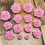 【樹脂粘土】薔薇パーツ ライトマゼンダ